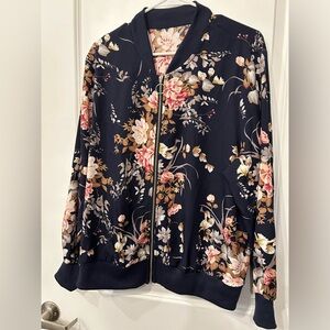 Light weight floral jacket